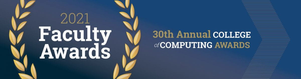 2021 GT Computing Faculty Awards web header